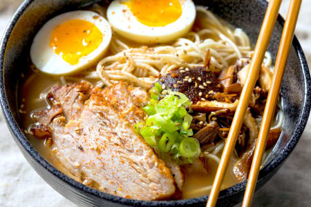 Ramen Noodle Bowls From Scratch