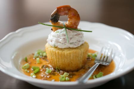 Shrimp & Grits Cupcakes for 2