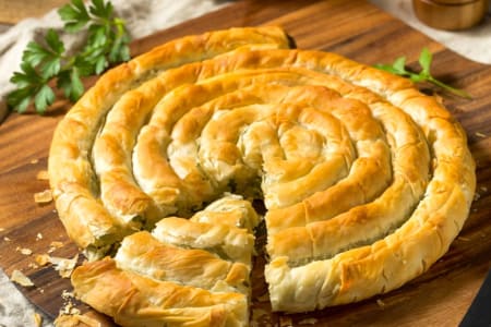 Spanakopita and Baklava