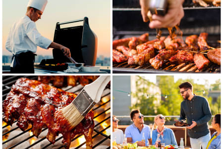 Poolside BBQ Party