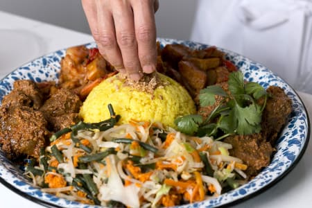 Indonesian Rice Table