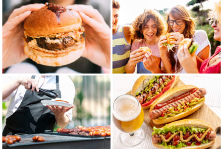 Classic Burgers & Hot Dogs Poolside BBQ