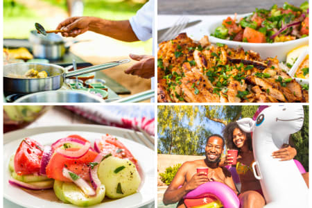Los Angeles Private Chef Meal: Taste the Mediterranean by the Pool