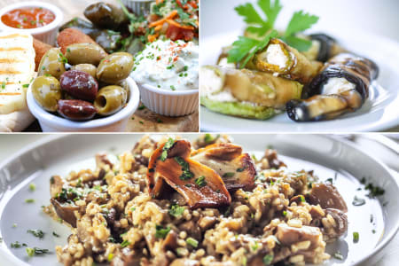 Authentic Vegetarian Risotto and Mezze Dishes in Barcelona
