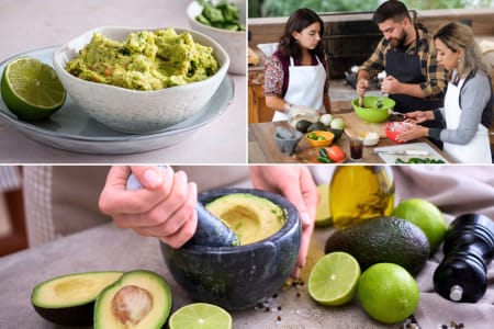 Dallas Team Cooking Class: Triple Guacamole Making Challenge in Dallas