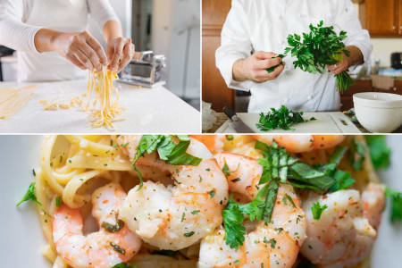 Dallas Cooking Class: Handmade Cajun Butter Fettuccine