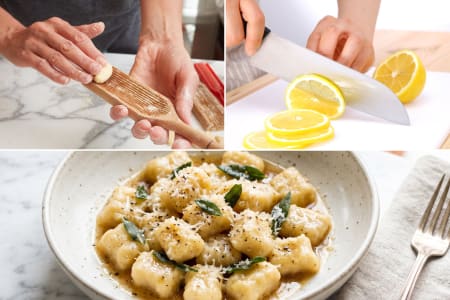 Handmade Gnocchi With Classic Sauces