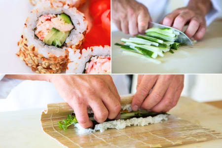 Handmade Sushi Rolling Basics at a Social Lounge