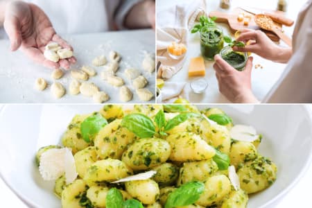 Make Ricotta Gnocchi With Kale Pesto