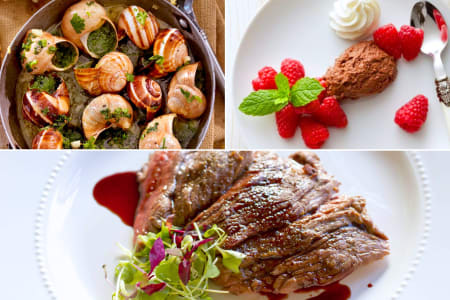 Elevated Dinner at a Parisian Bistro