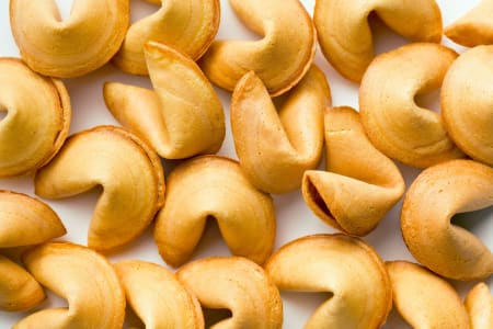 Homemade Fortune Cookies