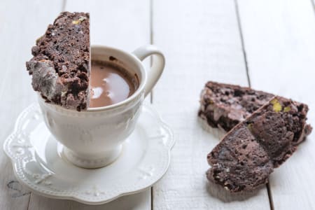 Italian Hot Chocolate and Cookies