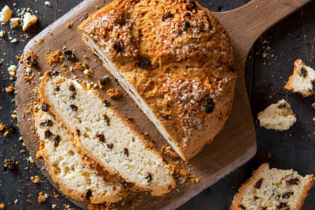 Classic Irish Soda Bread and Coffee