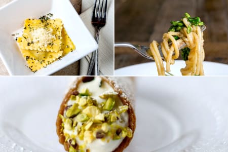 Modern Pasta Tasting Menu