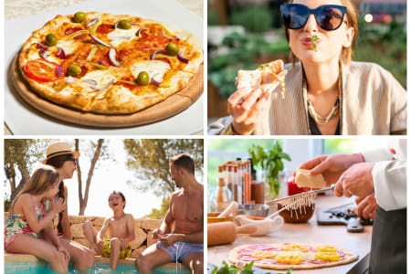 Los Angeles Private Chef Meal: Epic Pizza Pool Party