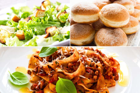 Indulgent Italian Menu