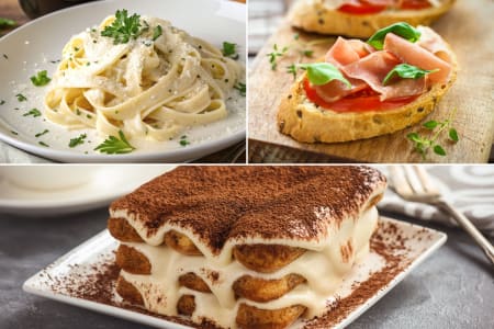 Menu of Italian Comforts