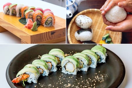 https://res.cloudinary.com/hz3gmuqw6/image/upload/c_fill,h_300,q_auto,w_450/f_auto/rainbow-roll-with-onigiri-and-shrimp-tempura-roll-A067826