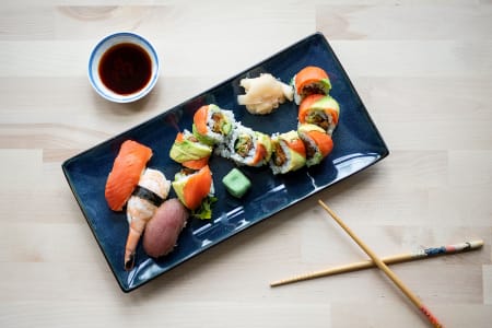 Seasonal Sushi Spread