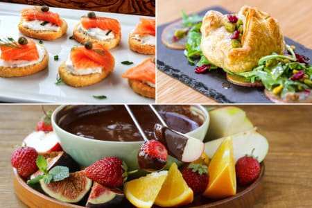 Festive New Year's Eve Celebration Feast