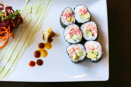 Sushi Rolls, Nigiri and Sashimi