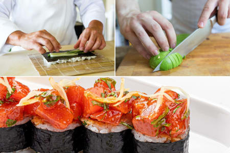 Handmade Sushi Rolls at a Trendy Local Brewery