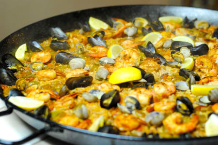 Paella Party on the Patio