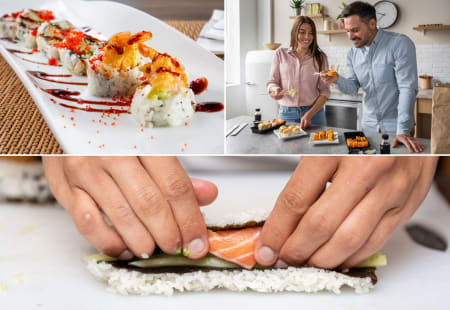 Orange County Cooking Class: Sushi Roll Spice - Date Night