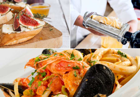 Dallas Cooking Class: Savory Italian Pasta and Seafood Feast