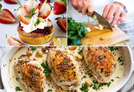 Colorado Springs Cooking Class: Garlic Herb Chicken Dinner