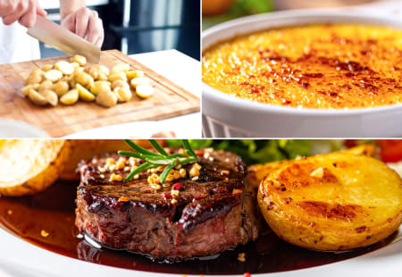 Charlotte Cooking Class: Steakhouse-Inspired Surf and Turf