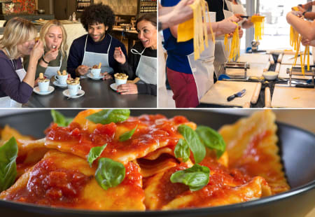 Rome Cooking Class: Make Fettucine, Ravioli and Tiramisu in Rome
