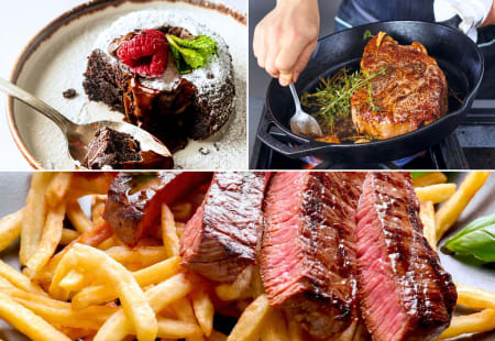 Houston Cooking Class: Classic Steak Frites - Date Night