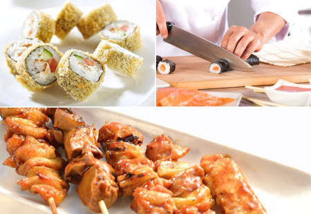 NYC Cooking Class: Romantic Sushi Bar Dinner - Date Night