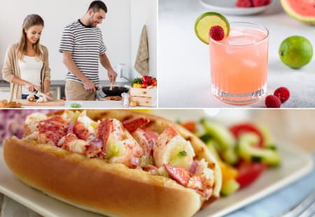 Dallas Cooking Class: Timeless New England Coastal Classics - Date Night