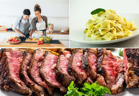 Washington, D.C. Cooking Class: Tuscan Steak Feast Night - Date Night