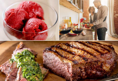 Houston Cooking Class: Romantic Surf and Turf Dinner - Date Night