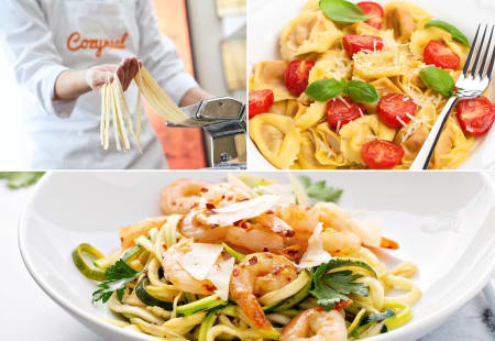Seattle Cooking Class: Gourmet Pasta Dinner + Pasta Kit