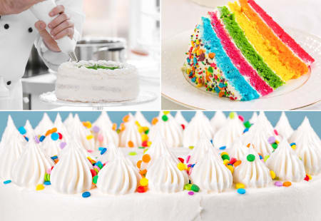 Boston Cooking Class: Rainbow Layer Cake