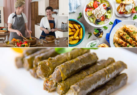 Las Vegas Team Cooking Class: Build a Greek Banquet Together