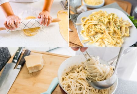 Louisville Cooking Class: Fettuccine Alfredo Made From Scratch