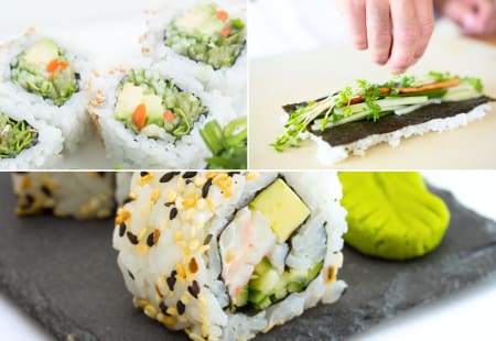 Charlotte Cooking Class: Roll Your Own Sushi Rolls