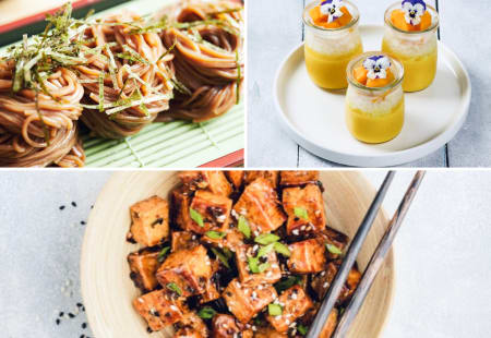 Orange County Private Chef Meal: Elegant Plant-Based Asian Dishes