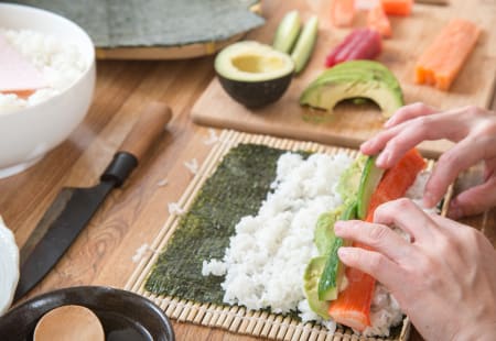 Boston Cooking Class: Hand Rolled Sushi - Date Night 2 slide