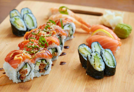Tampa Private Chef Meal: Gourmet Sushi From Scratch