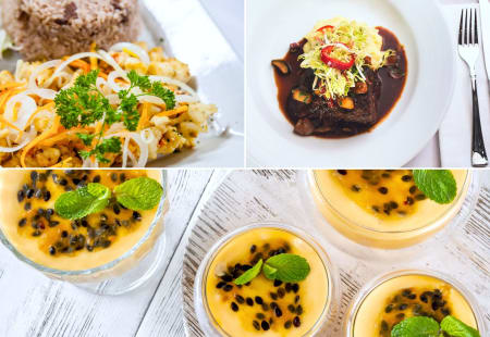 San Diego Private Chef Meal: Caribbean Surf and Turf