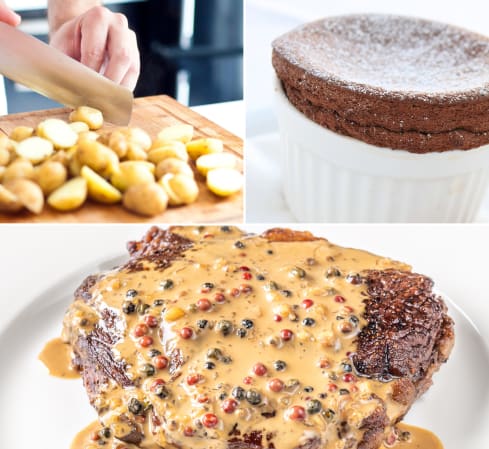 Houston Cooking Class: Elegant New Year - Date Night