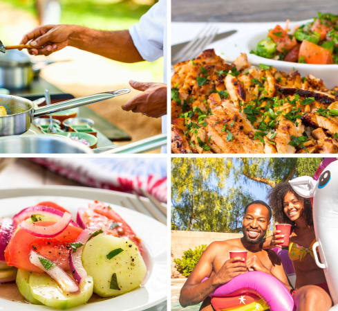 Los Angeles Private Chef Meal: Taste the Mediterranean by the Pool