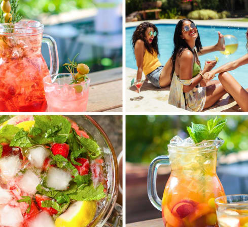 Los Angeles Private Chef Meal: Splendid Pool Party Cocktail Drinks