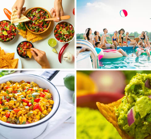 Los Angeles Private Chef Meal: Pool Party Mexican Dips